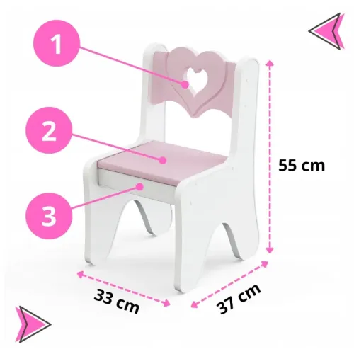 Stolik + 2 krzesełka